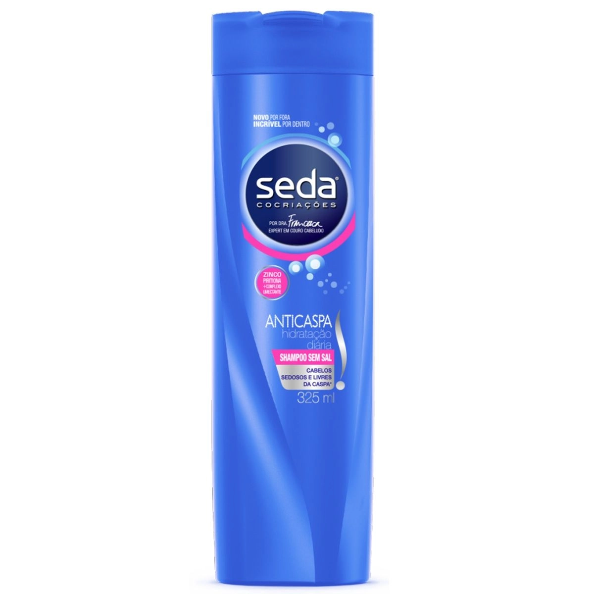 Shampoo Cocriações Anticaspa Hidratação Diária 325ml Seda