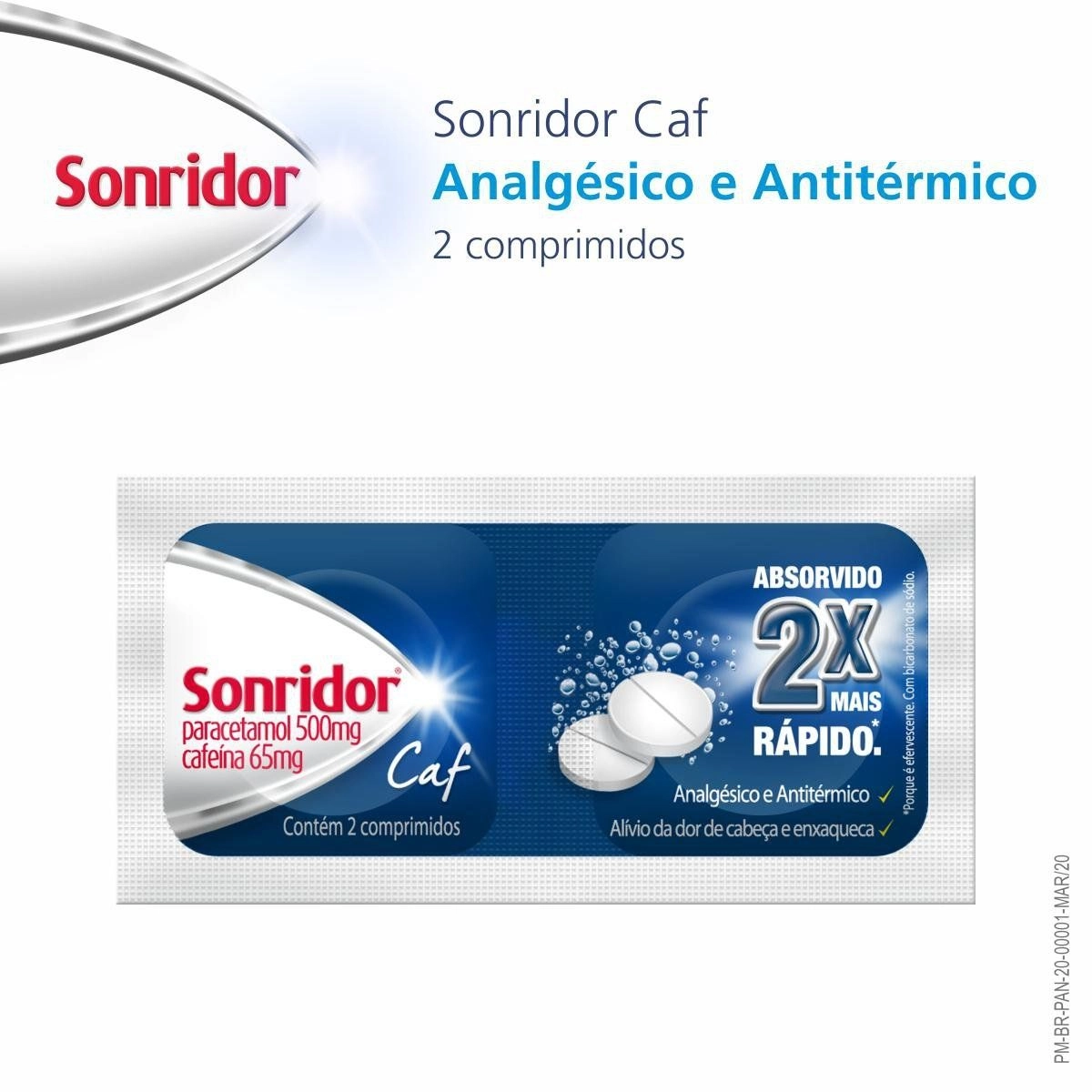 Sonridor Caf C/2 Comprimidos Efervescentes