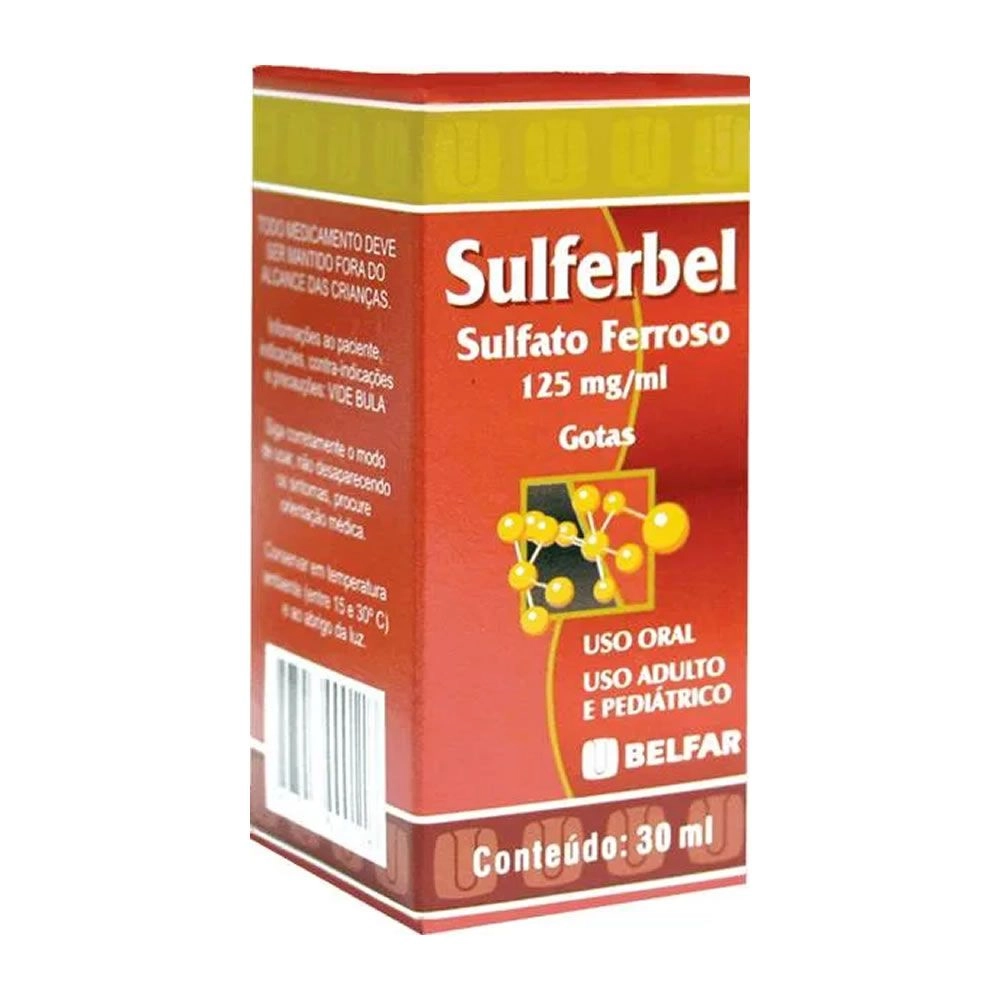 Sulferbel Gotas Com 30ml Ilha das Vitaminas