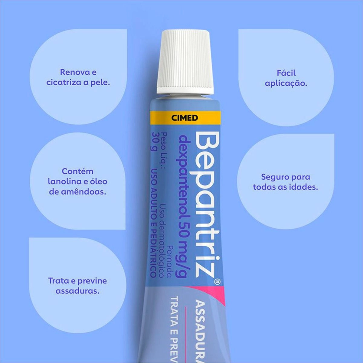 Bepantriz Pomada Para Assaduras Dexpantenol 30G