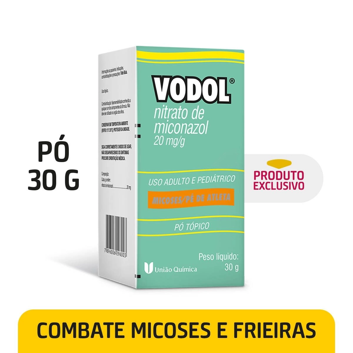 Vodol 20Mg/G Pó Tópico C/ 30 G