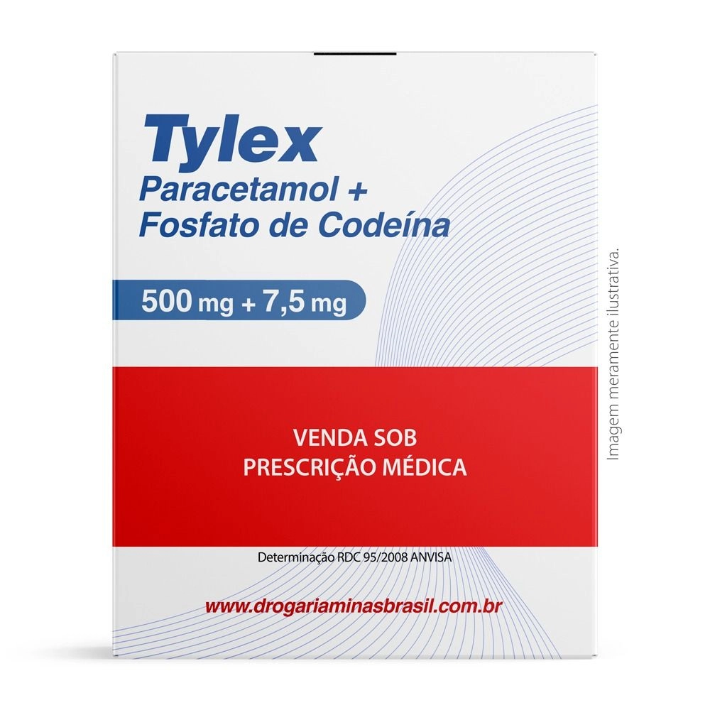 Tylex 7,5Mg - 500Mg Com 12 Comprimidos