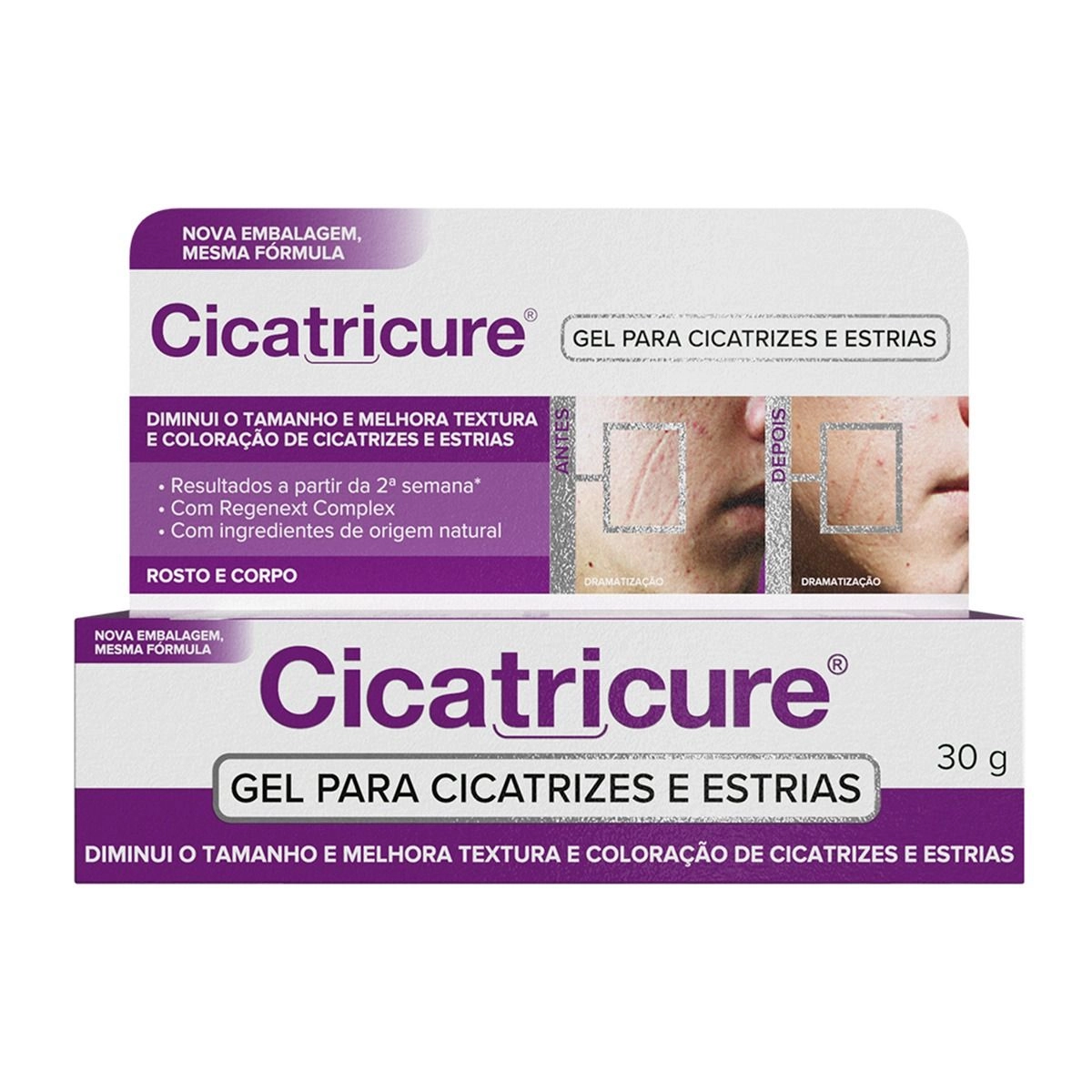 Gel Para Cicatrizes E Estrias Cicatricure Com 30g