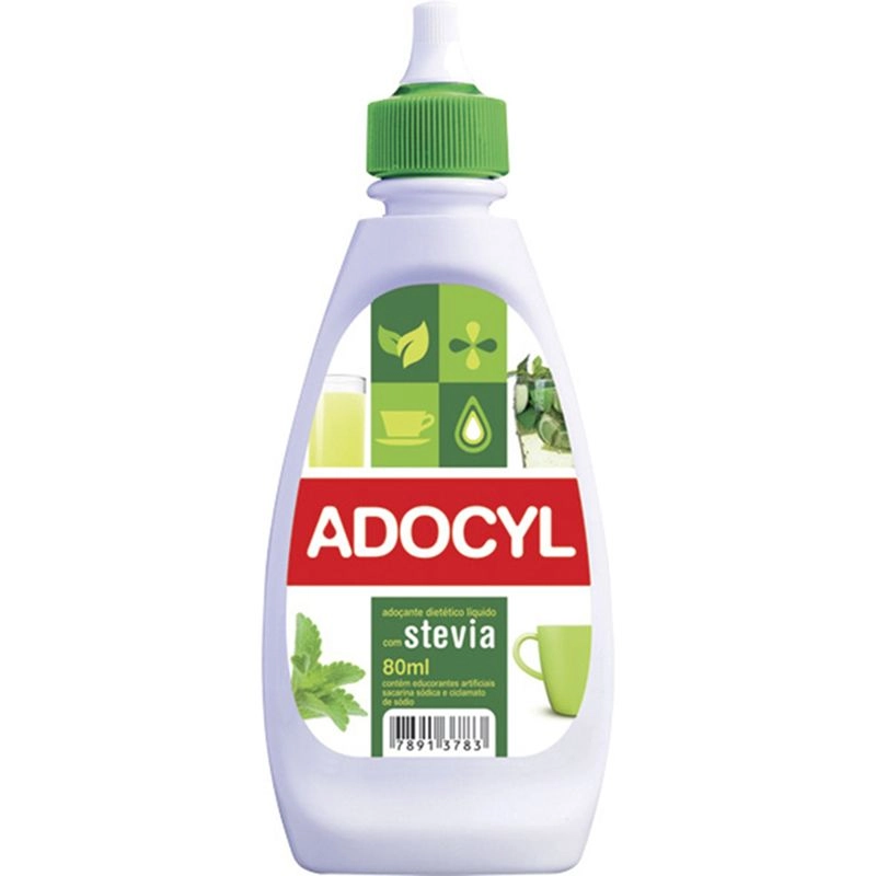 Adoçante Adocyl 80Ml Com Stevia