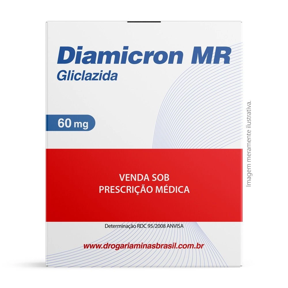 Diamicron Mr 60Mg Com 60 Comprimidos