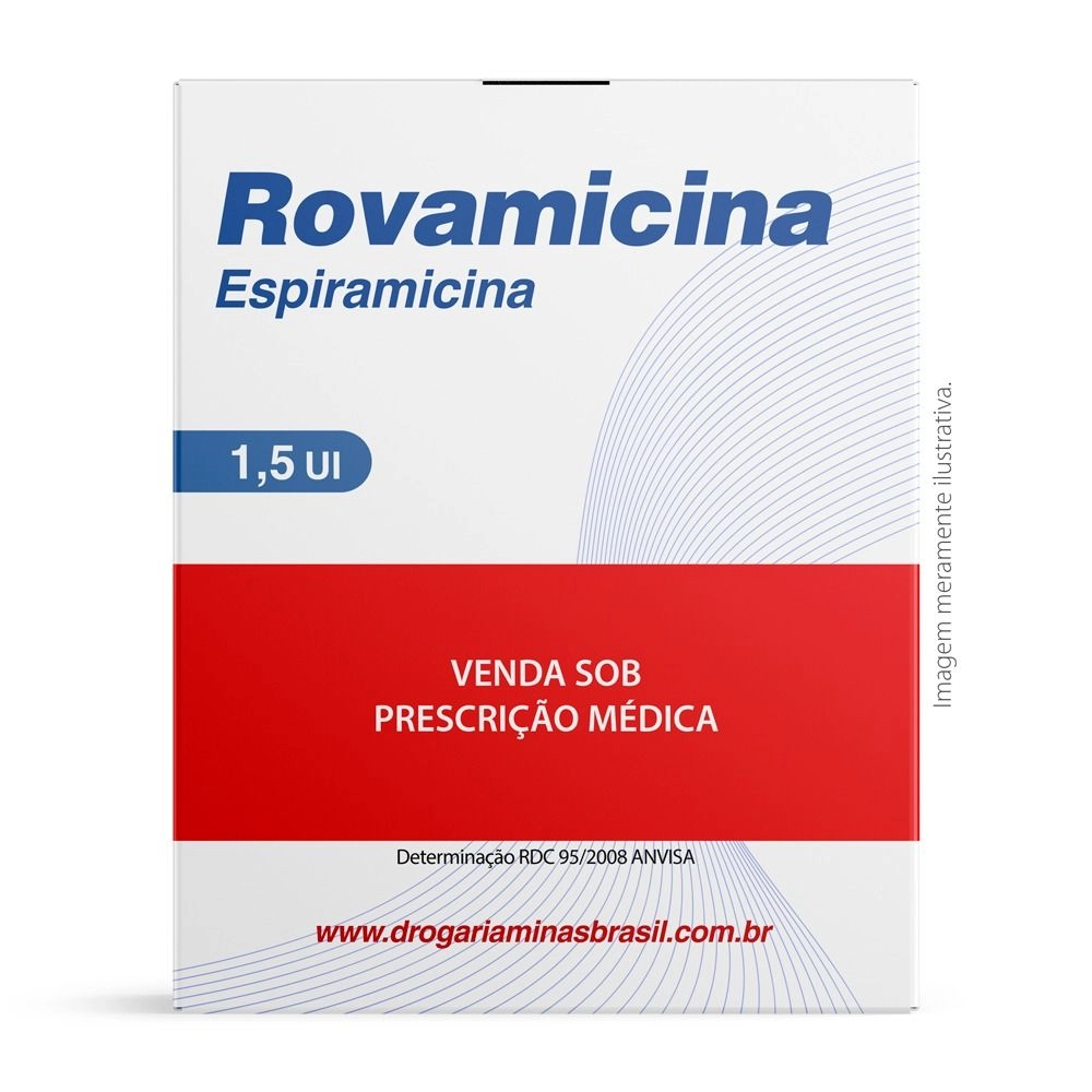 Rovamicina 1,5Ui Com 16 Cápsulas