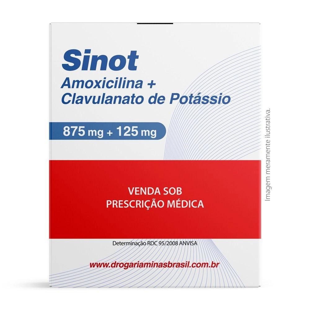 Sinot 875Mg Com 14 Comprimidos