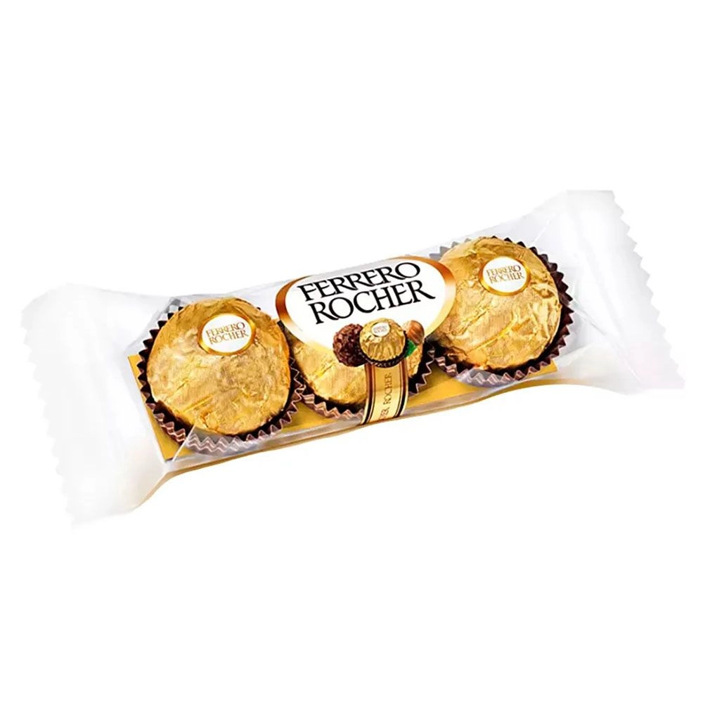 Bombom Ferrero Rocher Com 03 Unidades