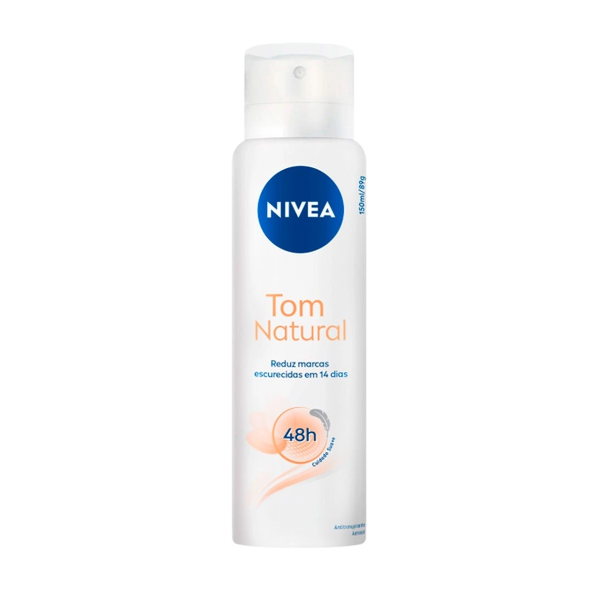 Desodorante Aerosol Nivea Tom Natural Clareador 150ml