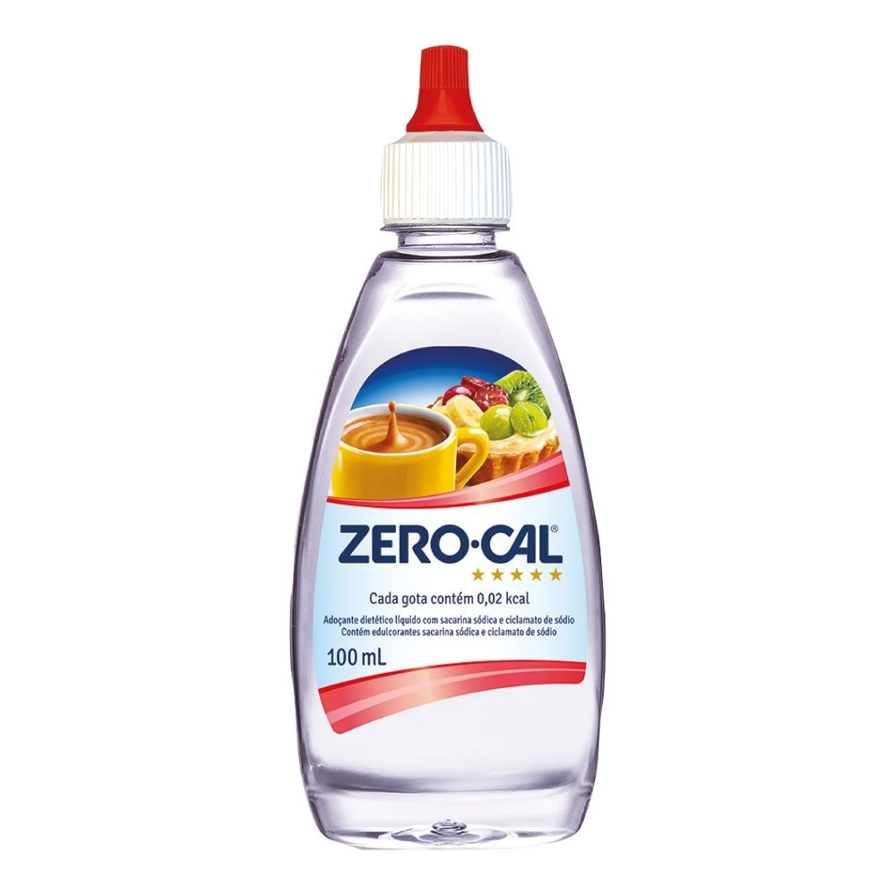 Adoçante Dietético Líquido Zerocal 100 Ml