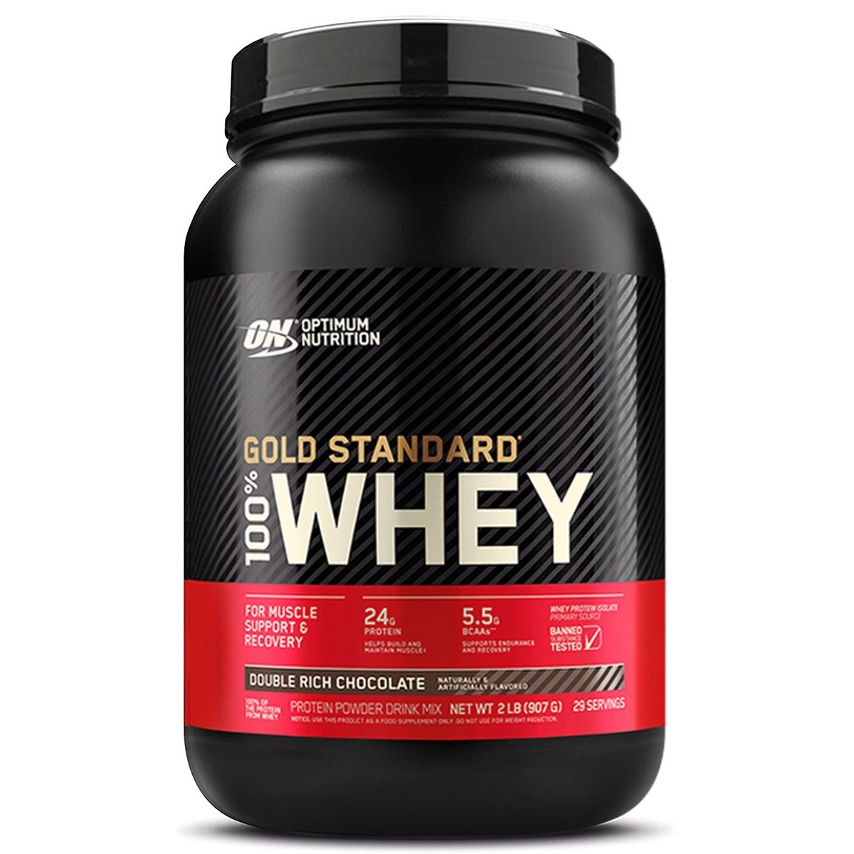 100% Whey Protein Gold Standard Optimum Chocolate 2LBS 909G