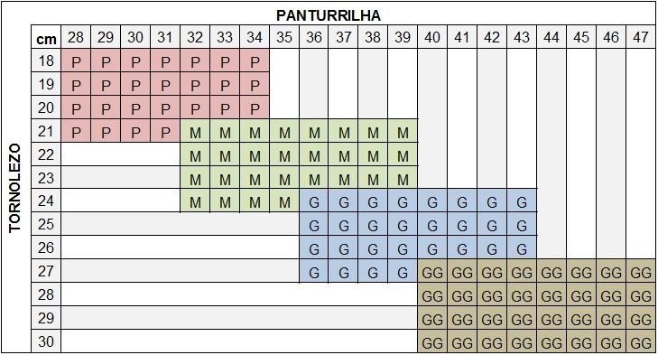 Meia Calça Kendall Suave Compressão Preta Pequena