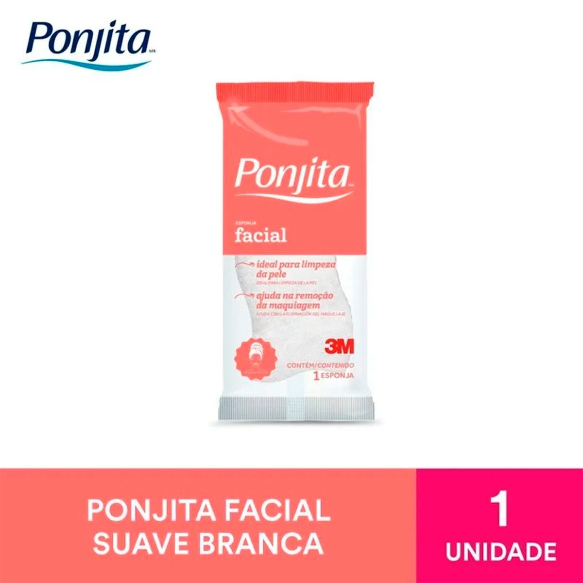 Esponja de Limpeza Facial Ponjita