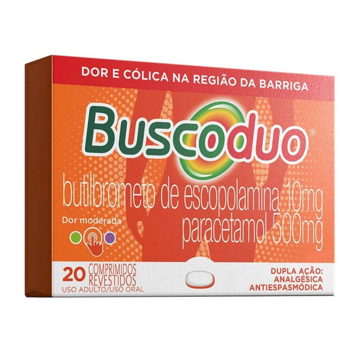 Buscoduo com 20 Comprimidos