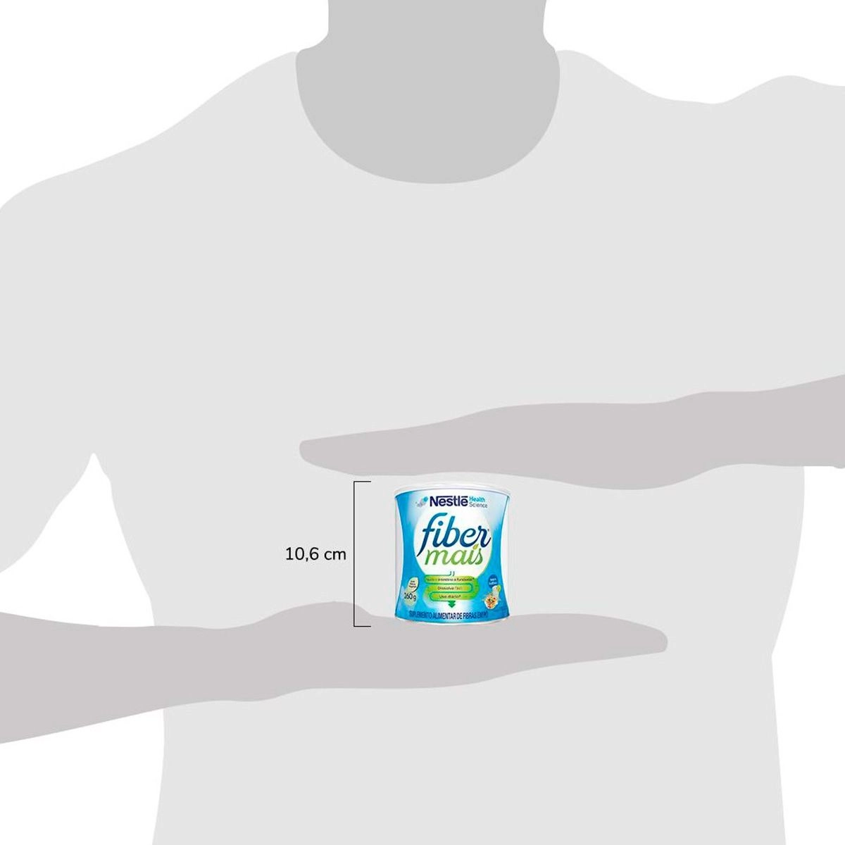 Suplemento Alimentar de Fibras Fibermais Sem Sabor 260g