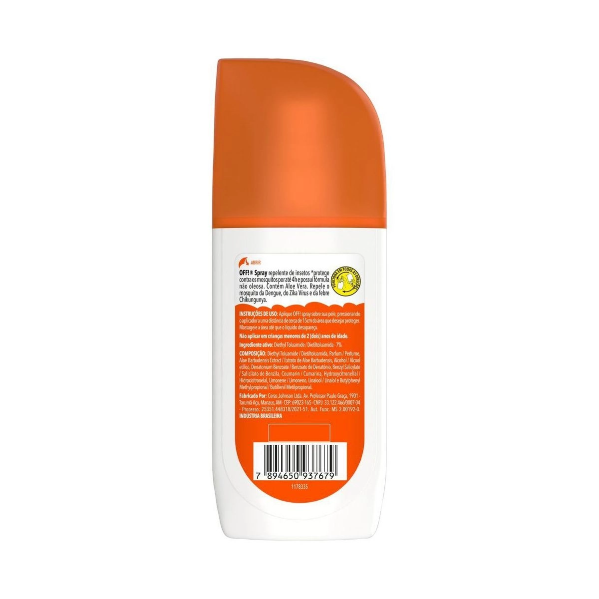 Repelente Off Family Spray 100ml