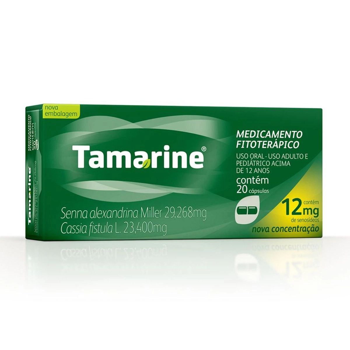 Tamarine 12mg com 20 Cápsulas