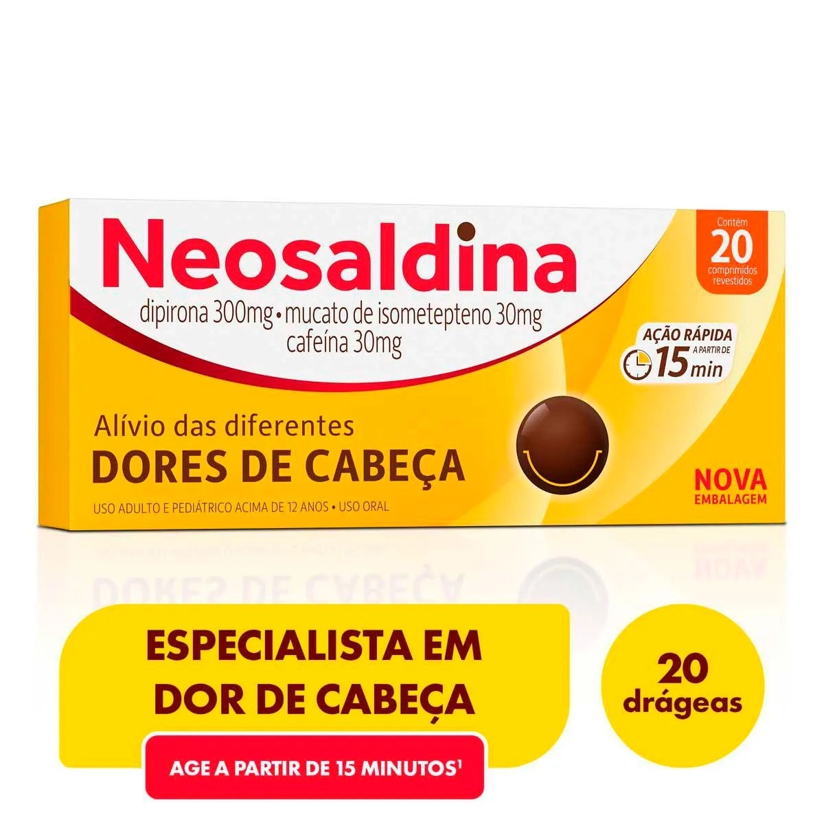 Neosaldina Com 20 Comprimidos Revestidos
