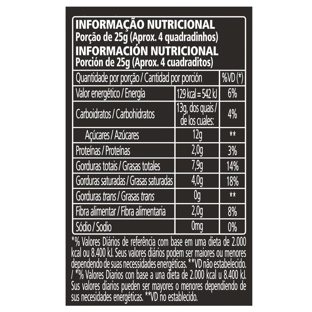 Chocolate Talento Meio Amargo com Amêndoas 85g