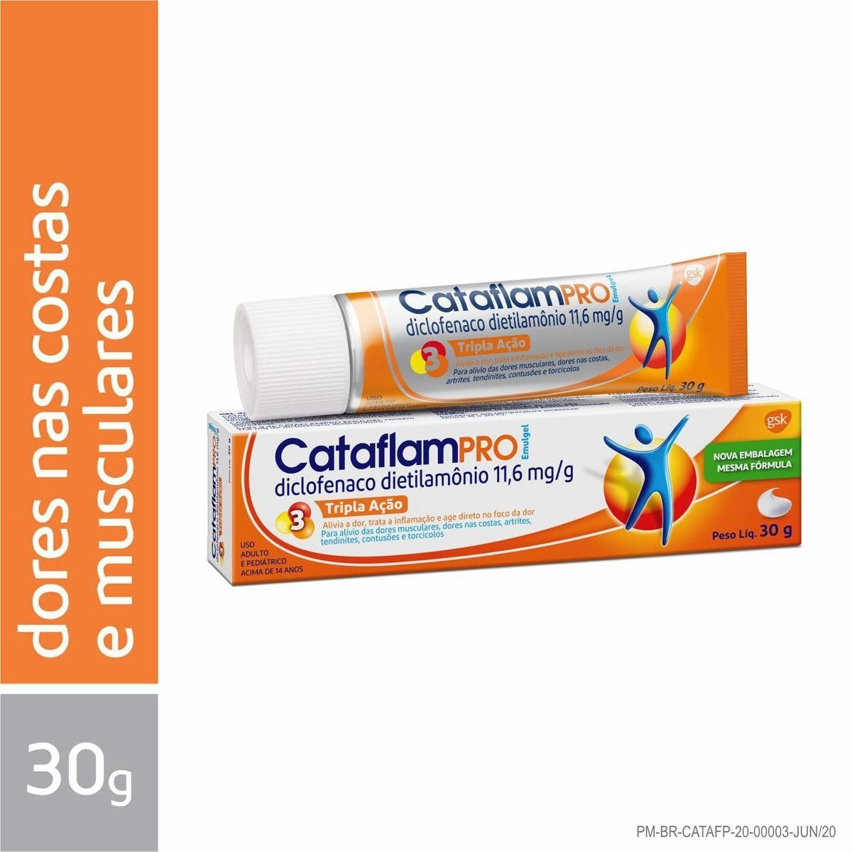 Cataflampro Emulgel 11,6Mg/G Com 30G