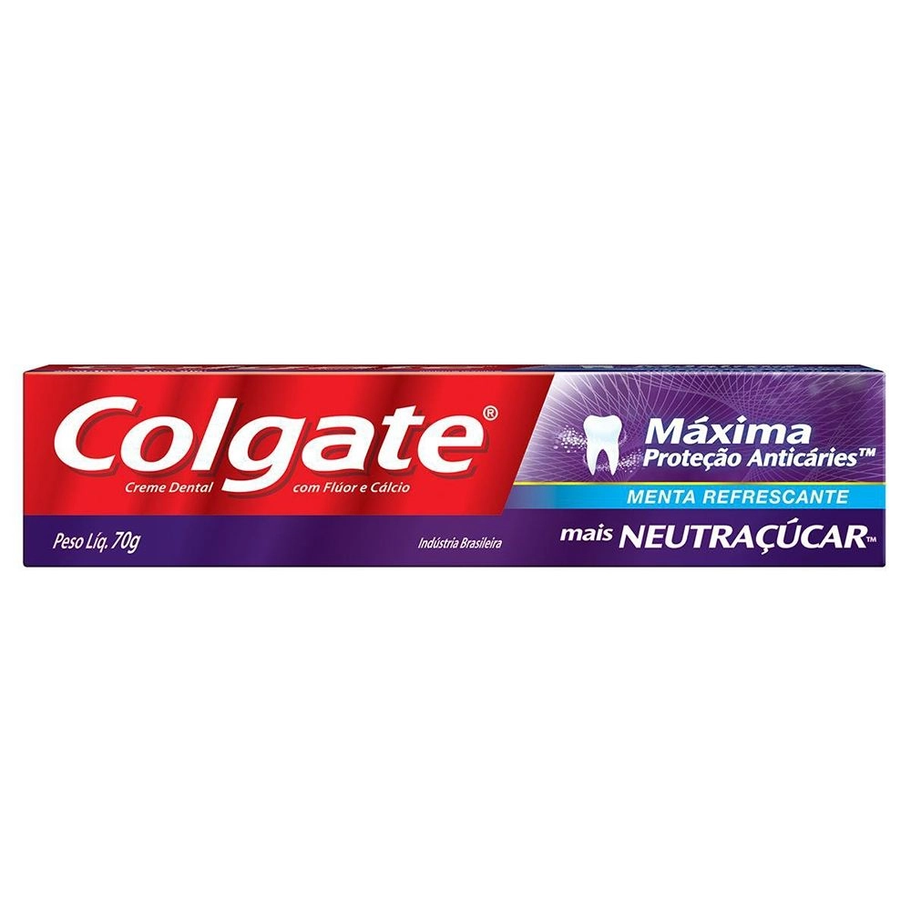Creme Dental Colgate Neutraçúcar Máxima Proteção Anticáries Com 70G