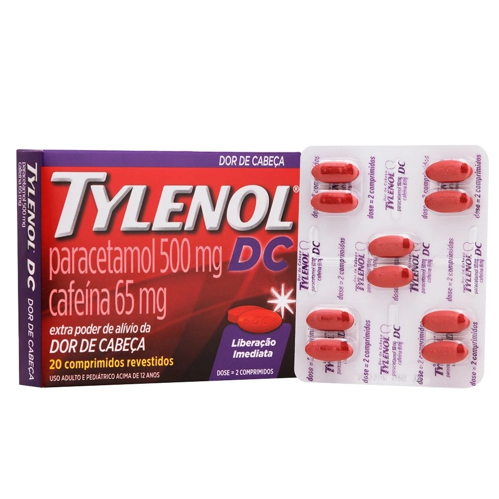 Tylenol DC 500 Mg Com 20 Comprimidos