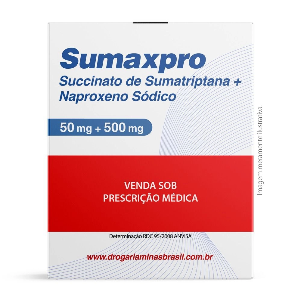 SumaxPro 500mg + 50mg com 2 Comprimidos revestidos