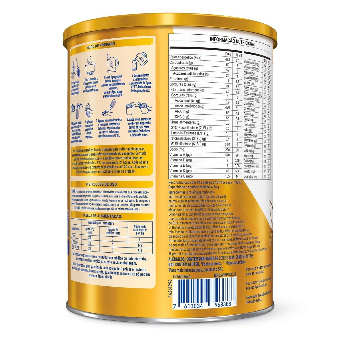 Fórmula Infantil Nan Supreme Pro 6 a 12 Meses 800g