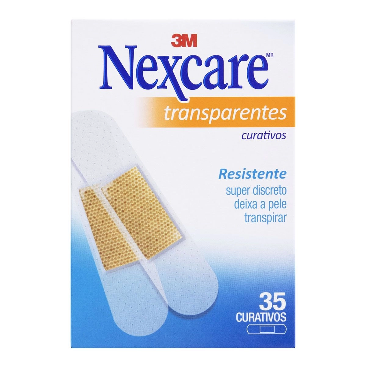 Curativos Transparentes Nexcare 35 unidades