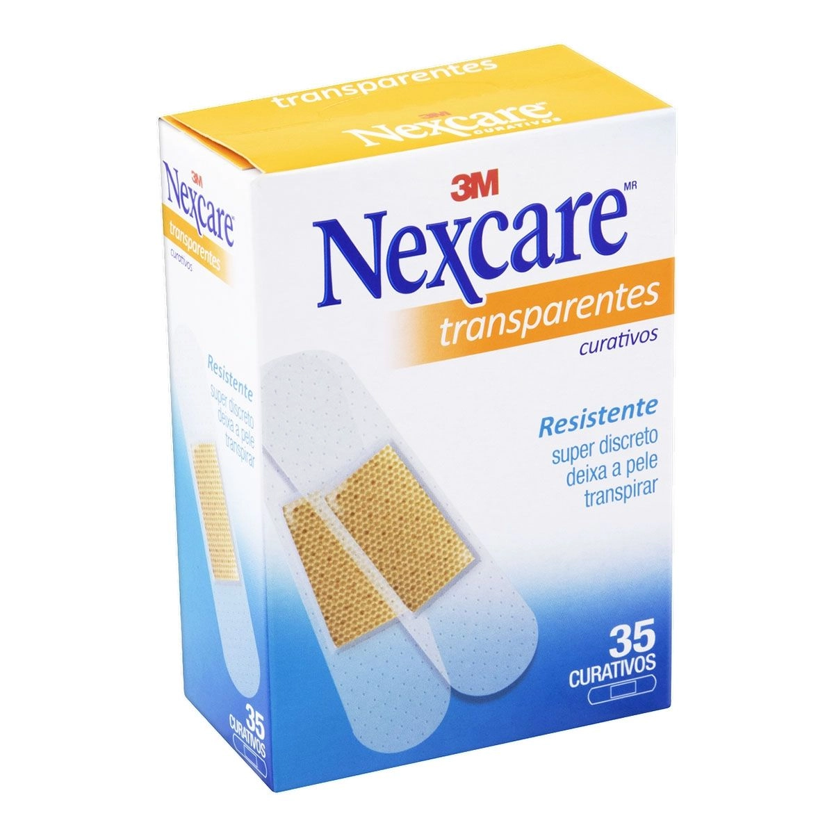 Curativos Transparentes Nexcare 35 unidades