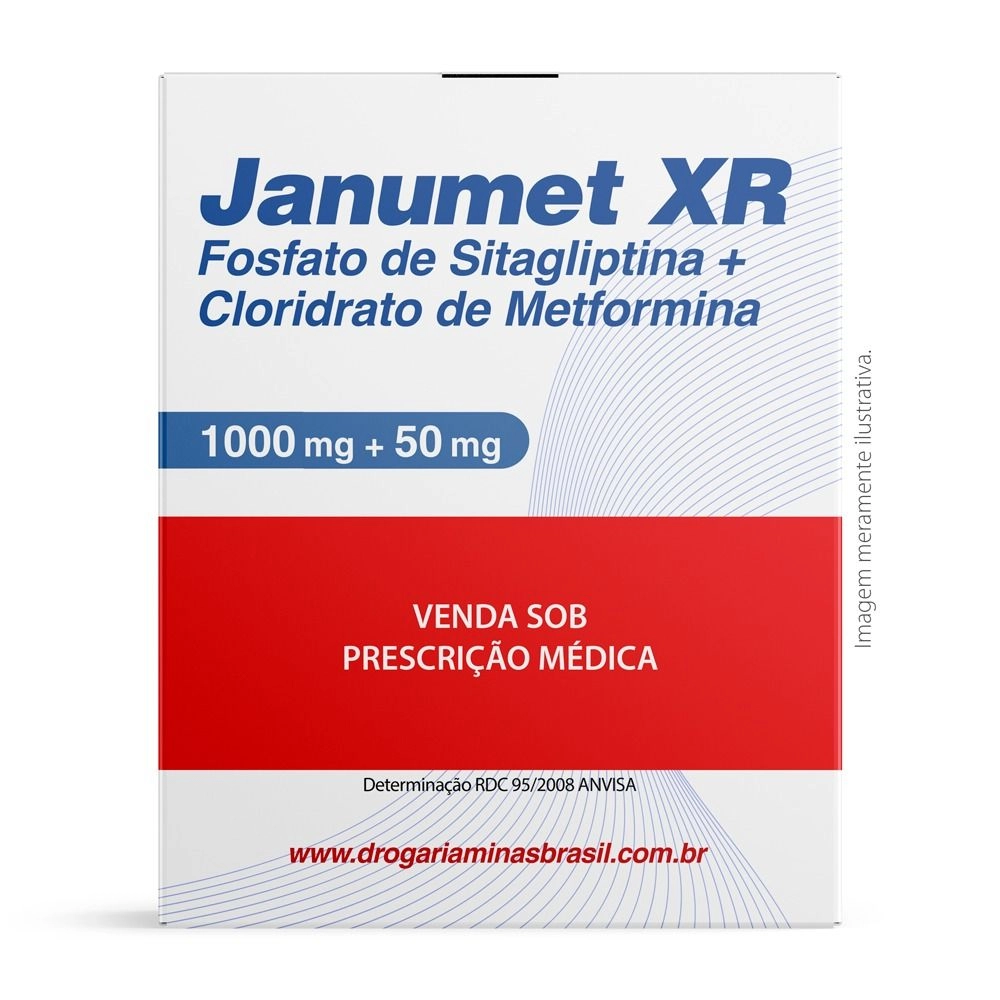 Janumet Xr 50/1000Mg Com 60 Comprimidos