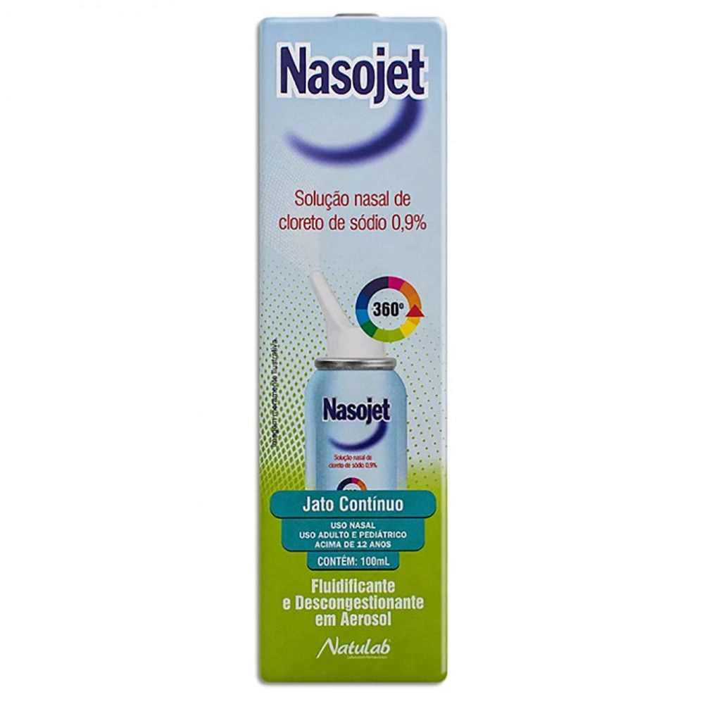 Nasojet Aerosol Jato Contínuo 100ml