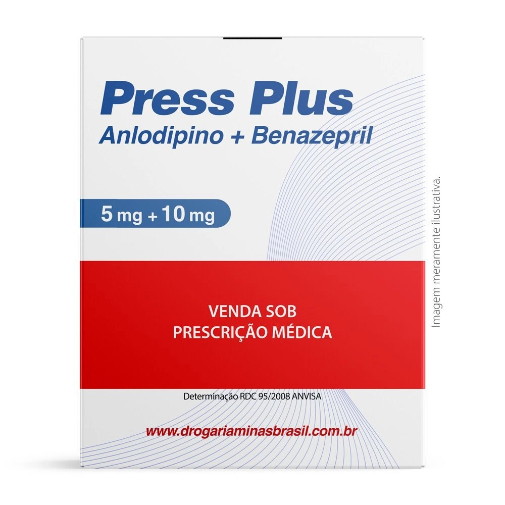 Press Plus 5mg 10mg com 60 Cápsulas