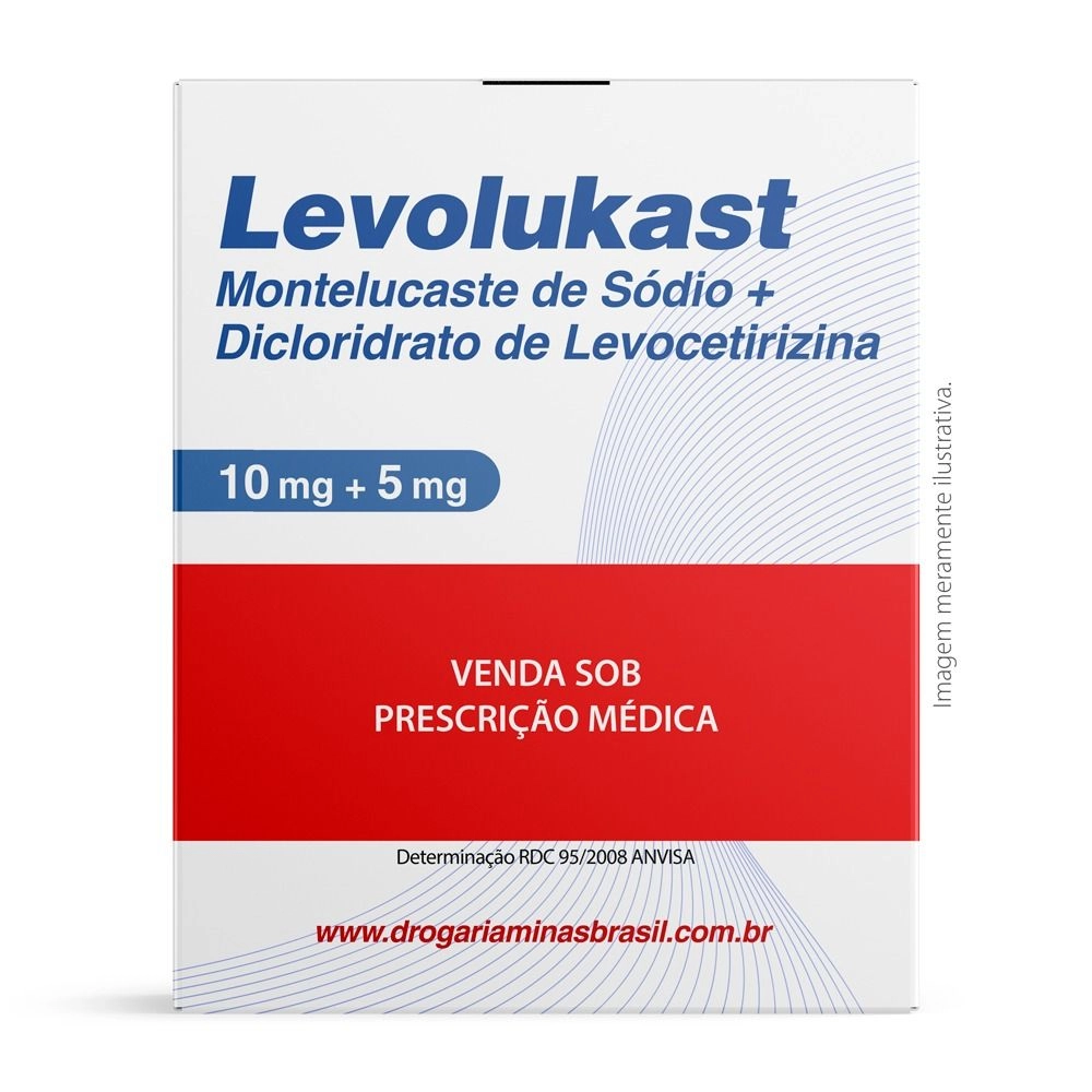 Levolukast 5mg/10mg c/ 14 Comprimidos.
