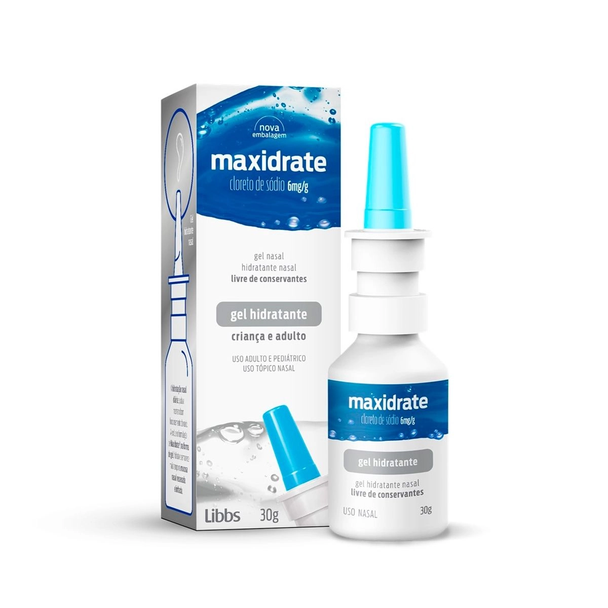 Maxidrate Gel Nasal Com 30G