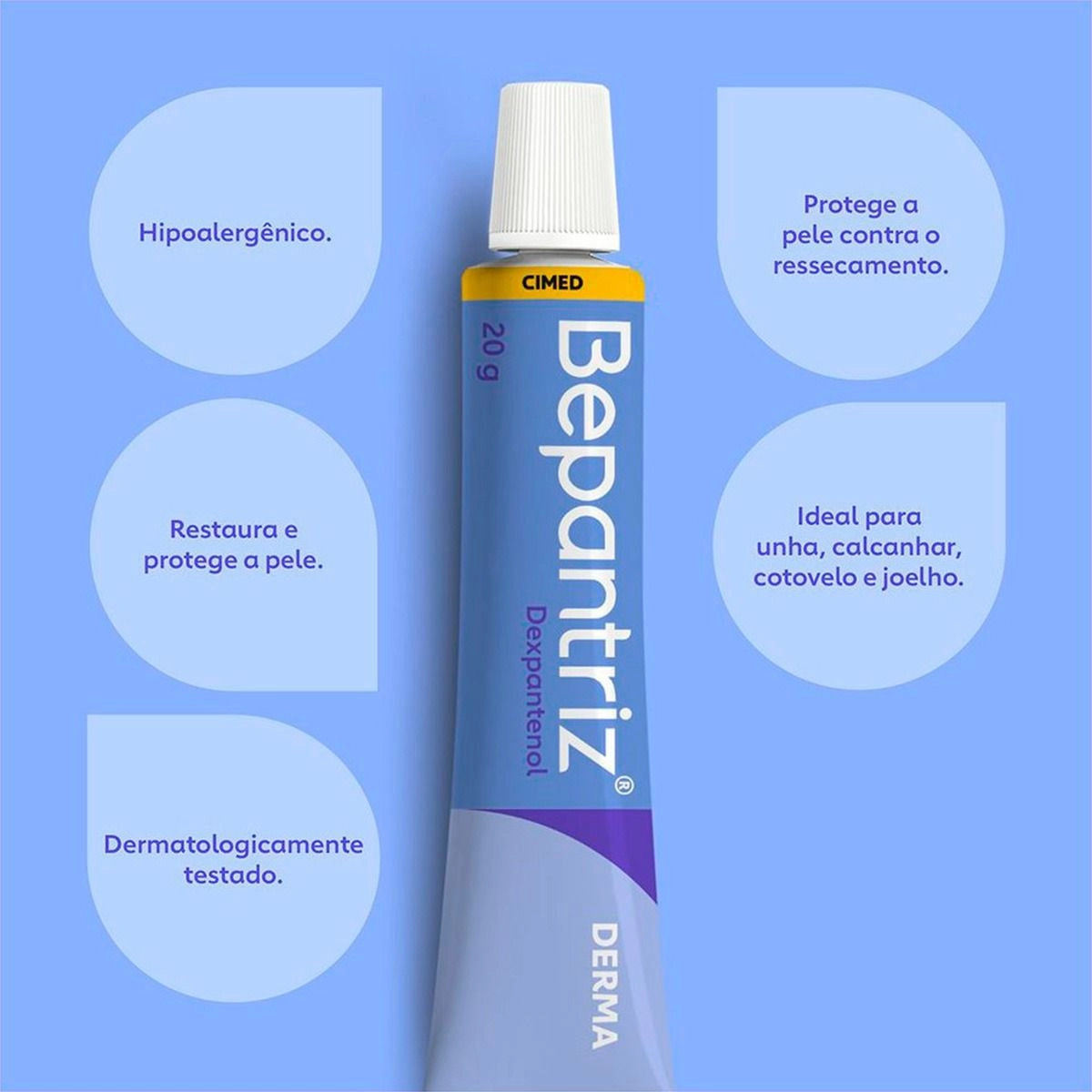 Bepantriz Derma Hidratante Dexpantenol Bisnaga 20G