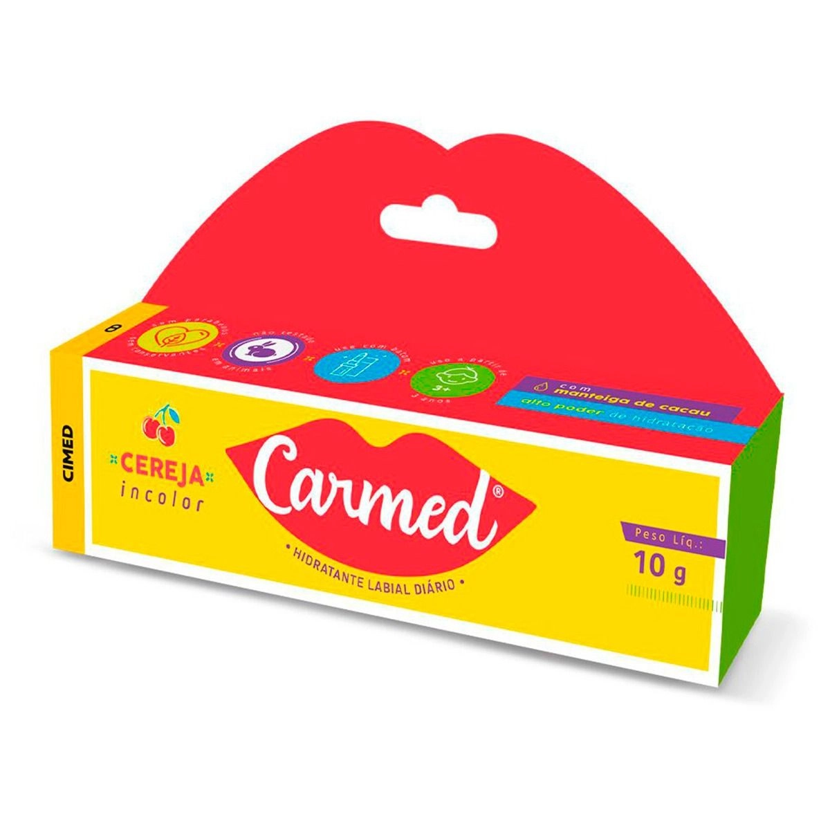 Carmed Cereja Hidratante Labial 10g