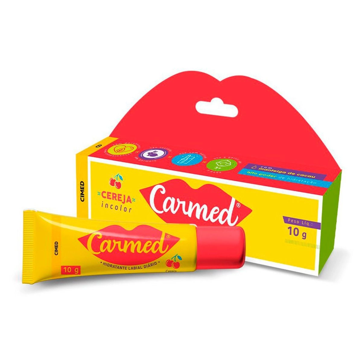 Carmed Cereja Hidratante Labial 10g