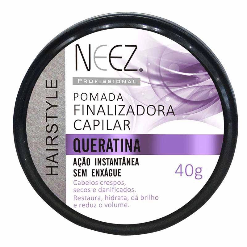 Pomada Neez Finalizadora Capilar Queratina 40G