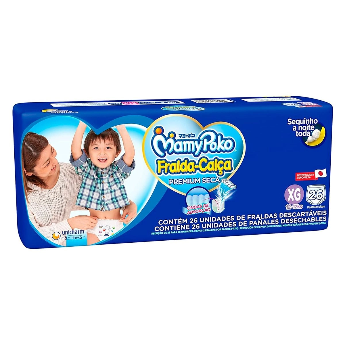 Fralda-calça Mamypoko Tamanho Extra Grande Com 26 Unidades Unicharm