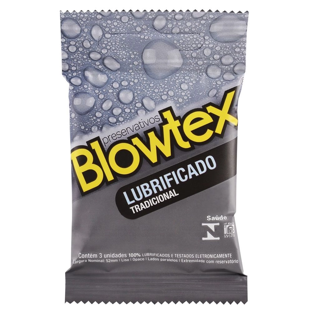 Preservativo Blowtex Lubrificante 03 Unidades