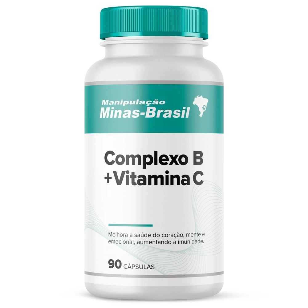 Complexo B 100mg + Vitamina C 500mg 90 Cápsulas
