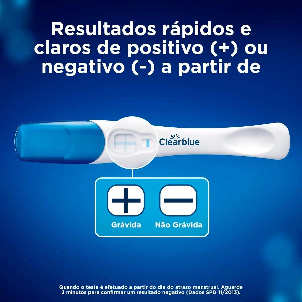 Teste de Gravidez Clearblue Detecção Rápida 1 Unidade