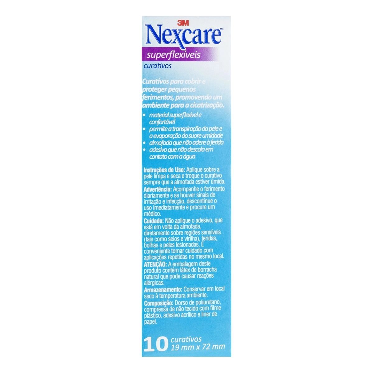 Curativos Superflexíveis Nexcare 10 unidades
