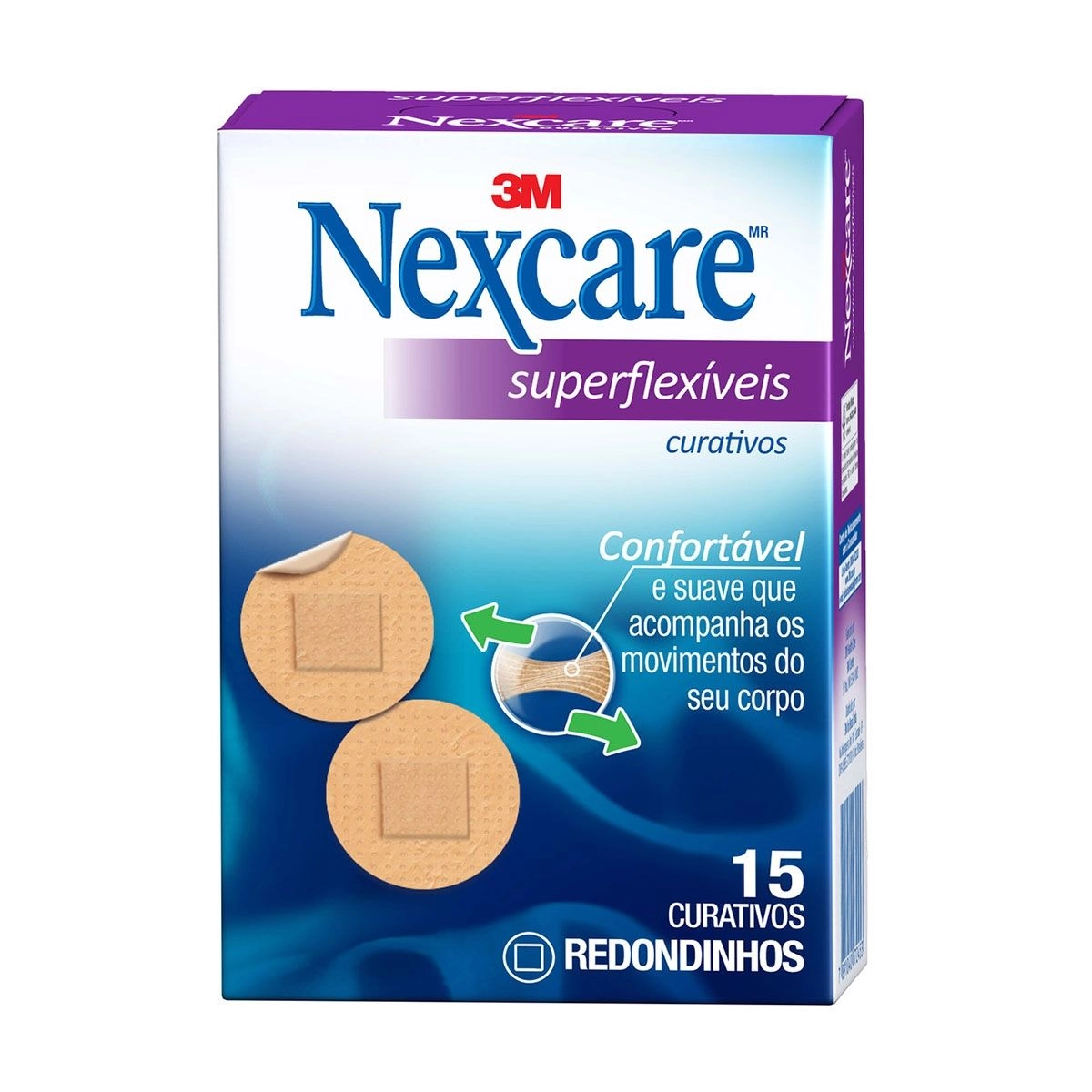 Curativos Superflexíveis Nexcare Redondos 15 unidades