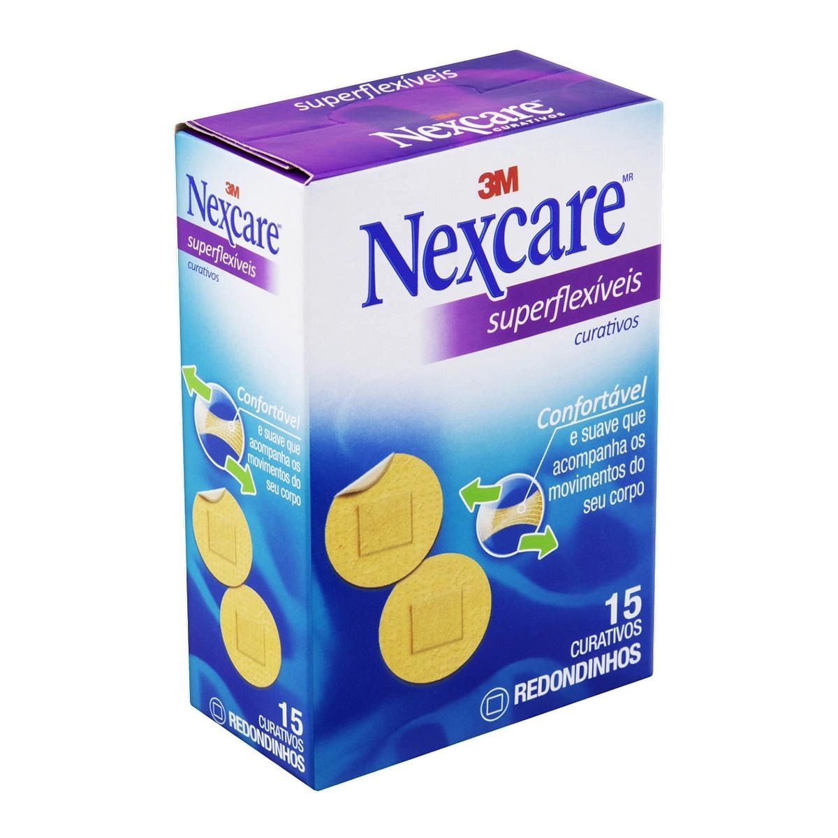 Curativos Superflexíveis Nexcare Redondos 15 unidades