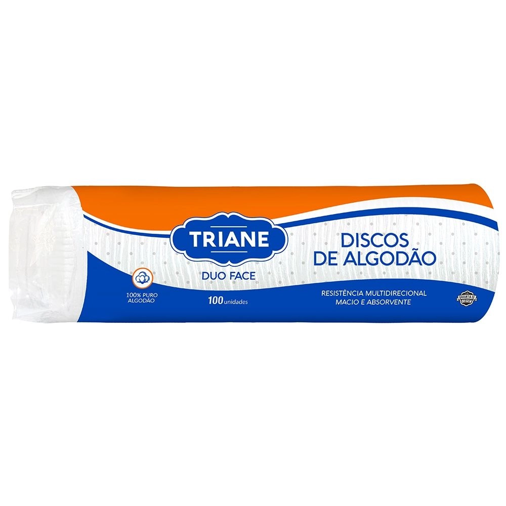 Discos de Algodão Com 100 Unidades Triane