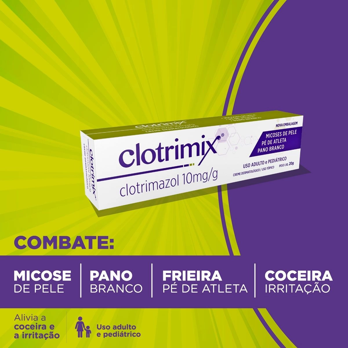 Clotrimix Creme Com 20G