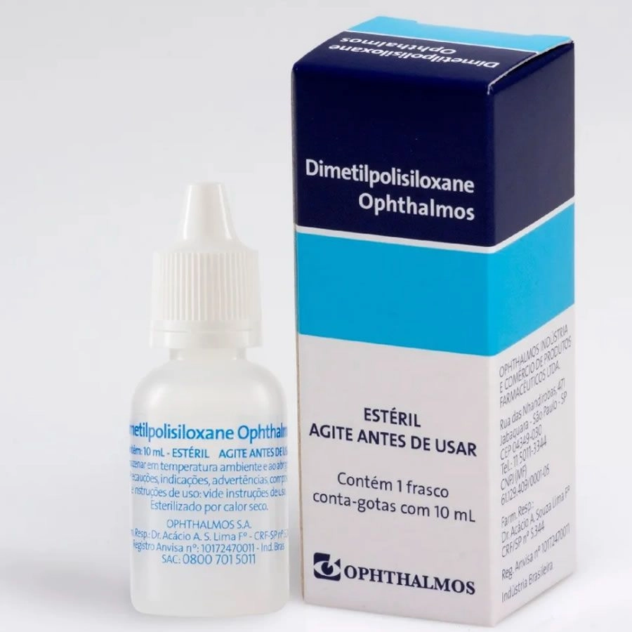 Colírio Dimetilpolisiloxane Ophtalmos 10 Ml