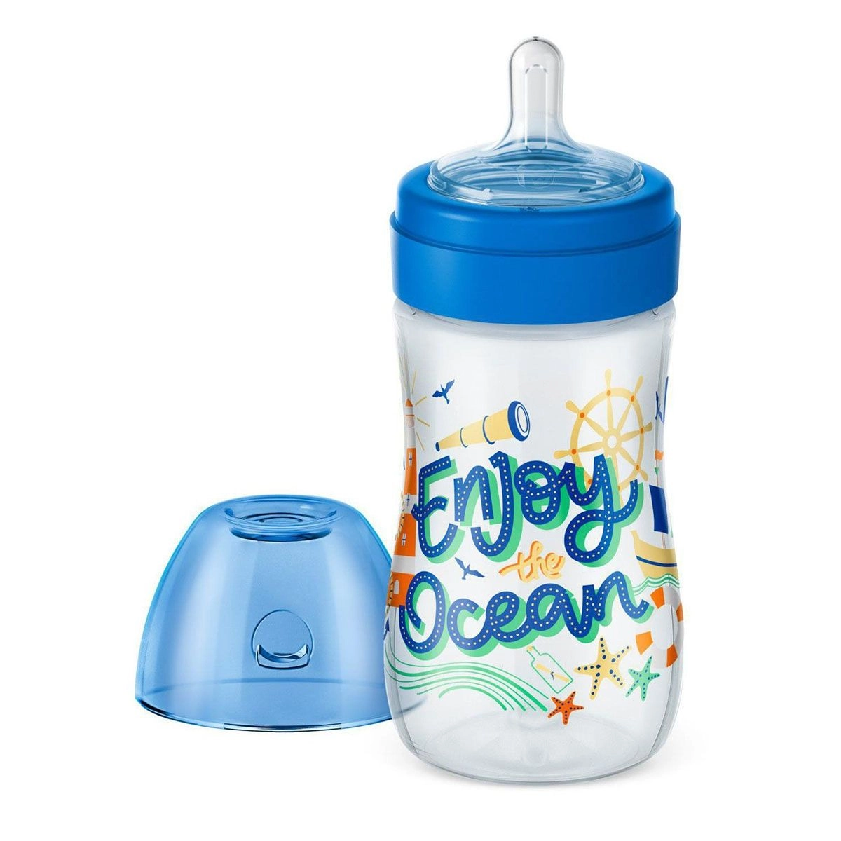 Mamadeira Evolution Azul 300ml Lillo